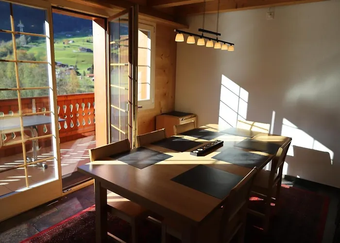 Excellent Flat With A Fantastic View Of The Eiger! Lägenhet *